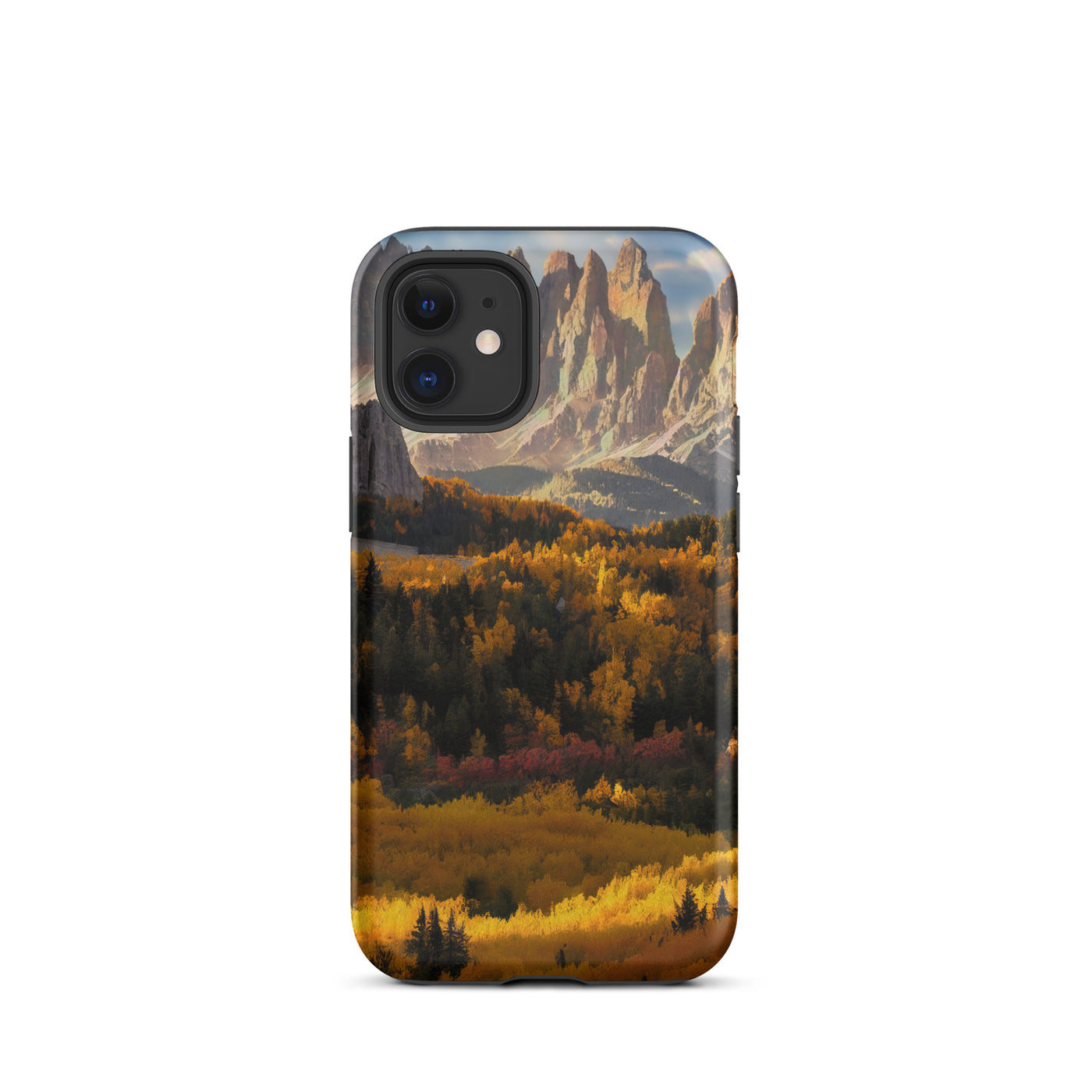 Dolomiten Berge - Malerei - iPhone Schutzhülle (robust) berge xxx iPhone 12 mini