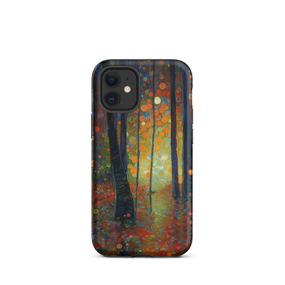 Wald voller Bäume - Herbstliche Stimmung - Malerei - iPhone Schutzhülle (robust) camping xxx iPhone 12 mini