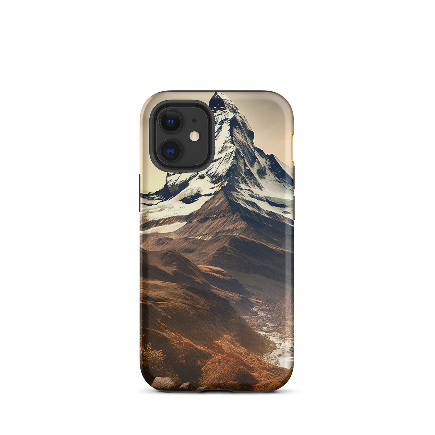 Matterhorn - Epische Malerei - Landschaft - iPhone Schutzhülle (robust) berge xxx iPhone 12 mini