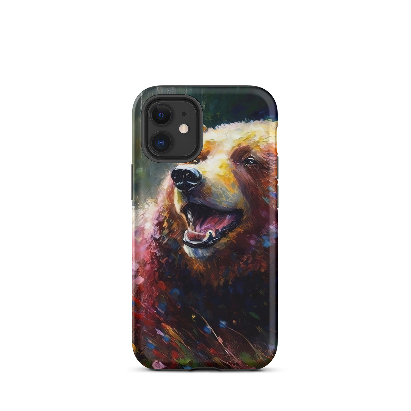 Süßer Bär - Ölmalerei - iPhone Schutzhülle (robust) camping xxx iPhone 12 mini