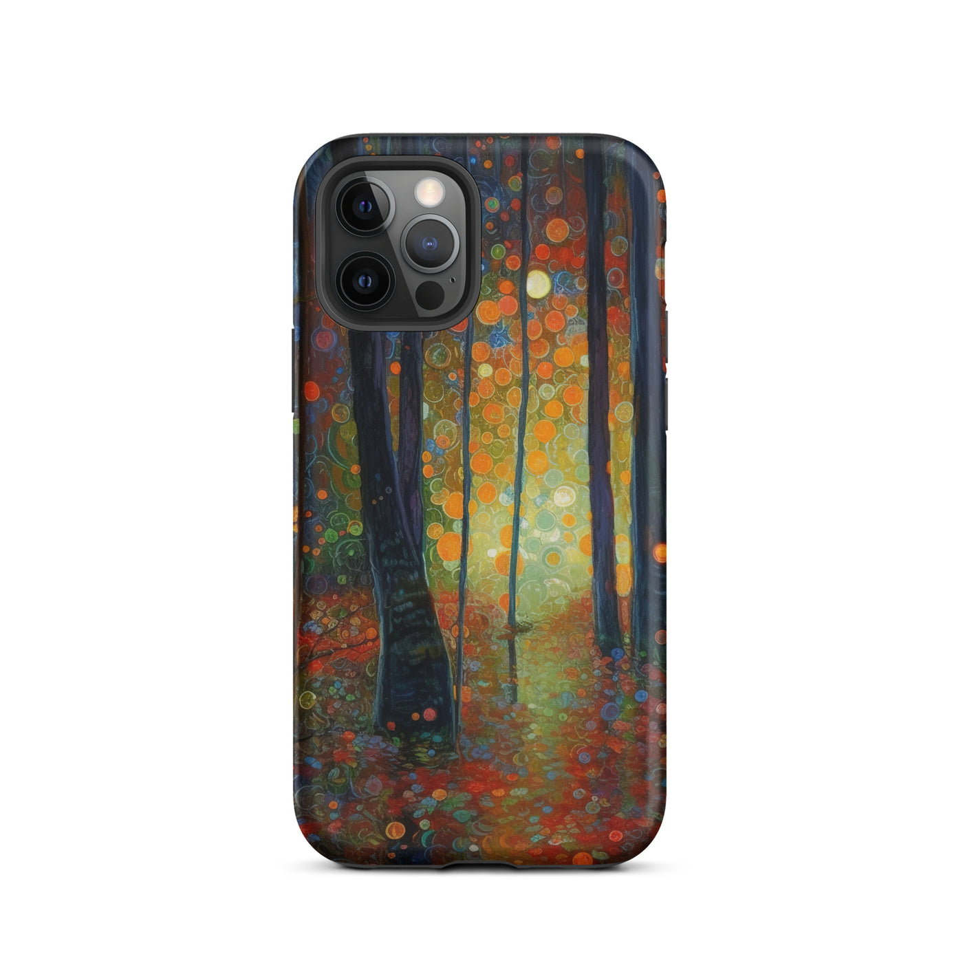 Wald voller Bäume - Herbstliche Stimmung - Malerei - iPhone Schutzhülle (robust) camping xxx iPhone 12 Pro
