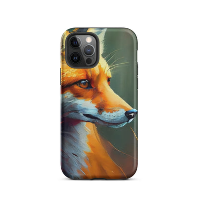 Fuchs - Ölmalerei - Schönes Kunstwerk - iPhone Schutzhülle (robust) camping xxx iPhone 12 Pro