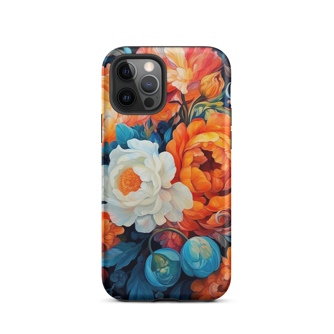 Bunte Blumen - Schöne Malerei - iPhone Schutzhülle (robust) camping xxx iPhone 12 Pro