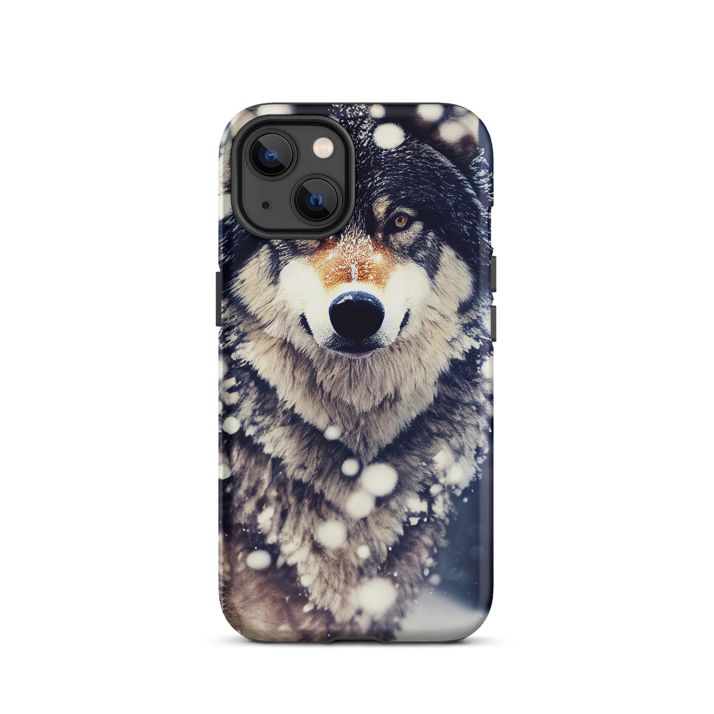 Wolf im Schnee - Episches Foto - iPhone Schutzhülle (robust) camping xxx iPhone 13