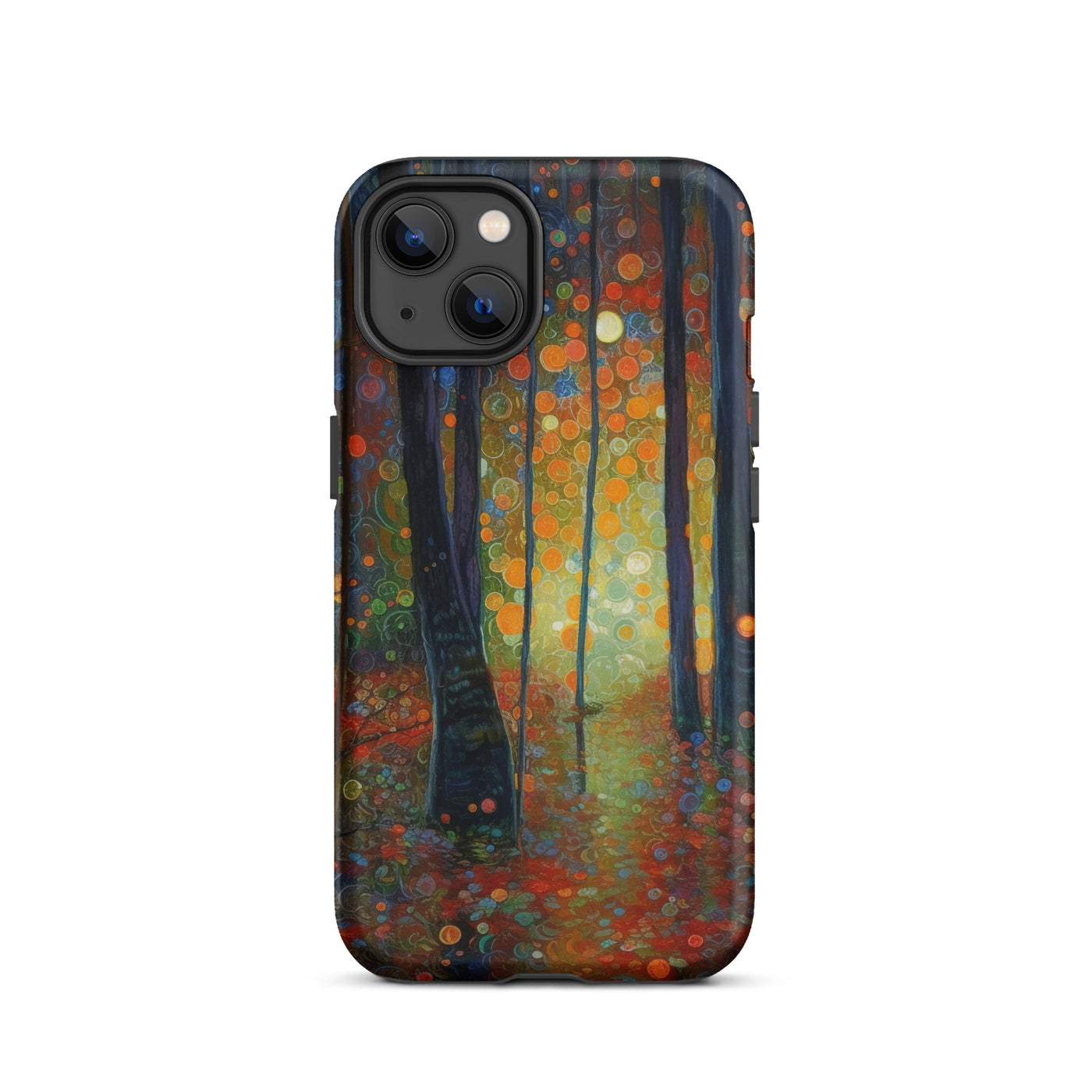 Wald voller Bäume - Herbstliche Stimmung - Malerei - iPhone Schutzhülle (robust) camping xxx iPhone 13