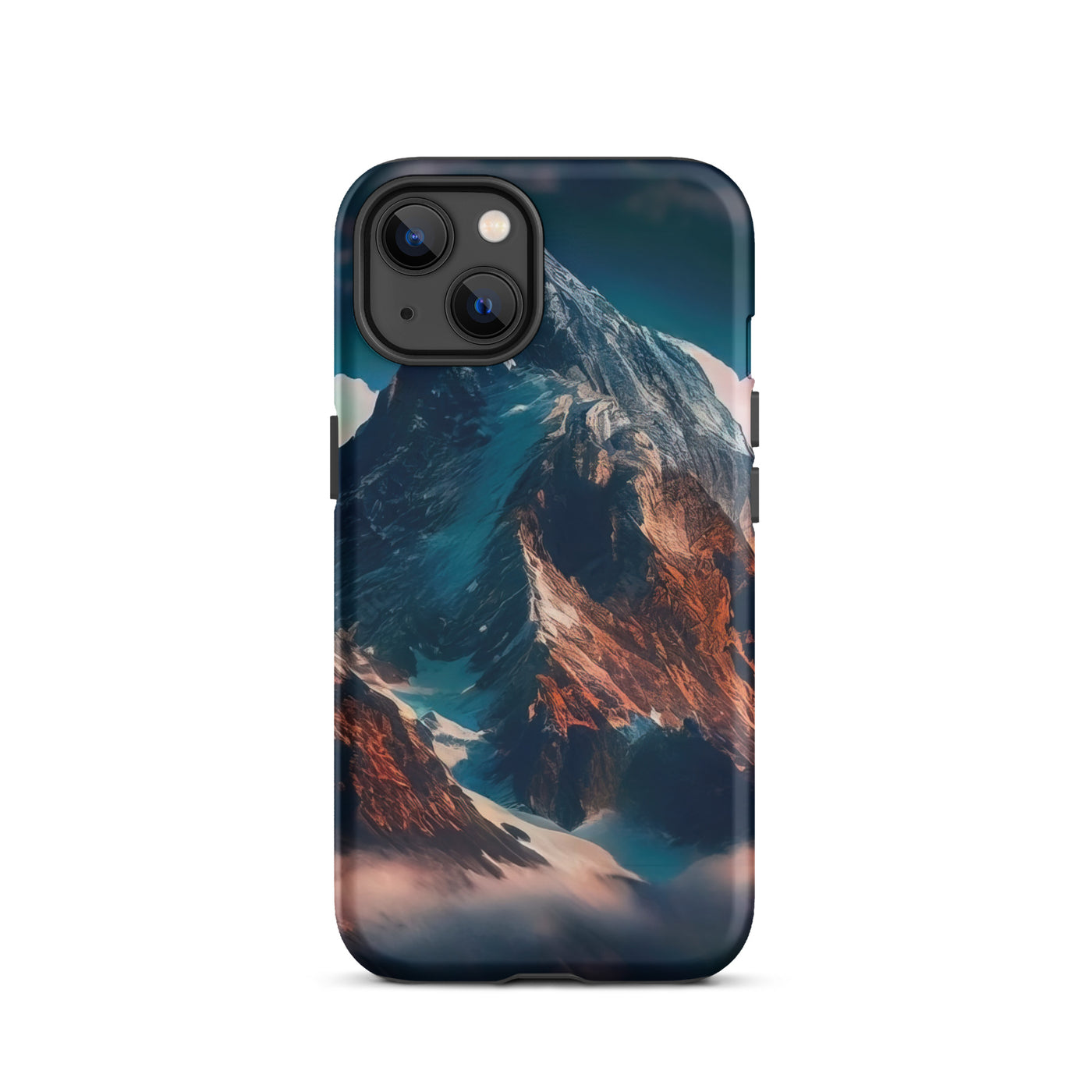 Berge und Nebel - iPhone Schutzhülle (robust) berge xxx iPhone 13