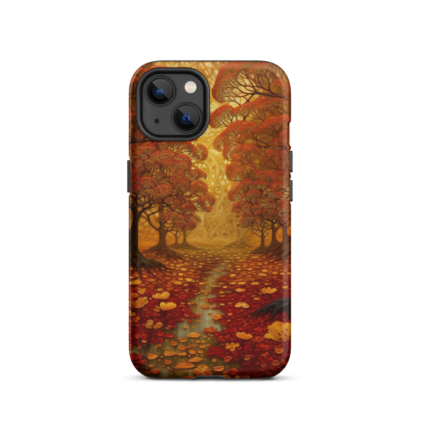 Wald im Herbst und kleiner Bach - iPhone Schutzhülle (robust) camping xxx iPhone 13