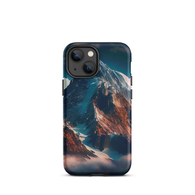 Berge und Nebel - iPhone Schutzhülle (robust) berge xxx iPhone 13 mini