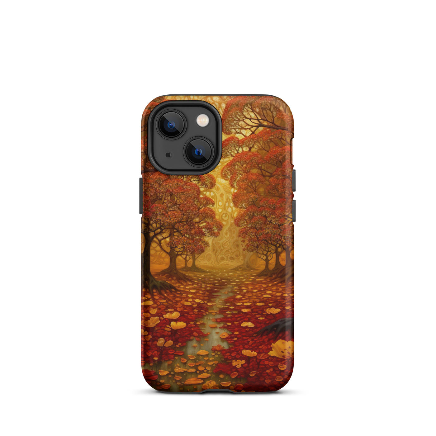 Wald im Herbst und kleiner Bach - iPhone Schutzhülle (robust) camping xxx iPhone 13 mini