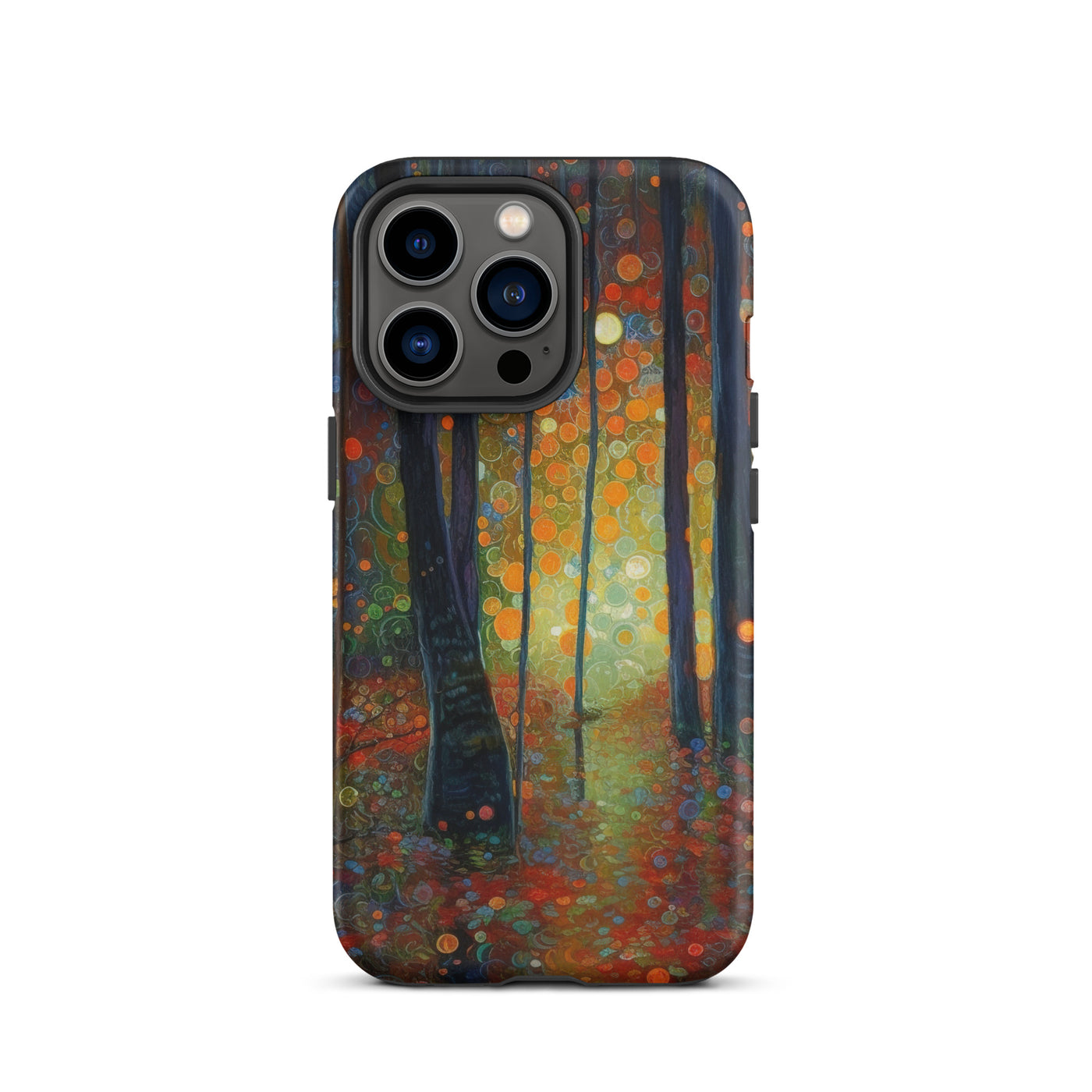Wald voller Bäume - Herbstliche Stimmung - Malerei - iPhone Schutzhülle (robust) camping xxx iPhone 13 Pro