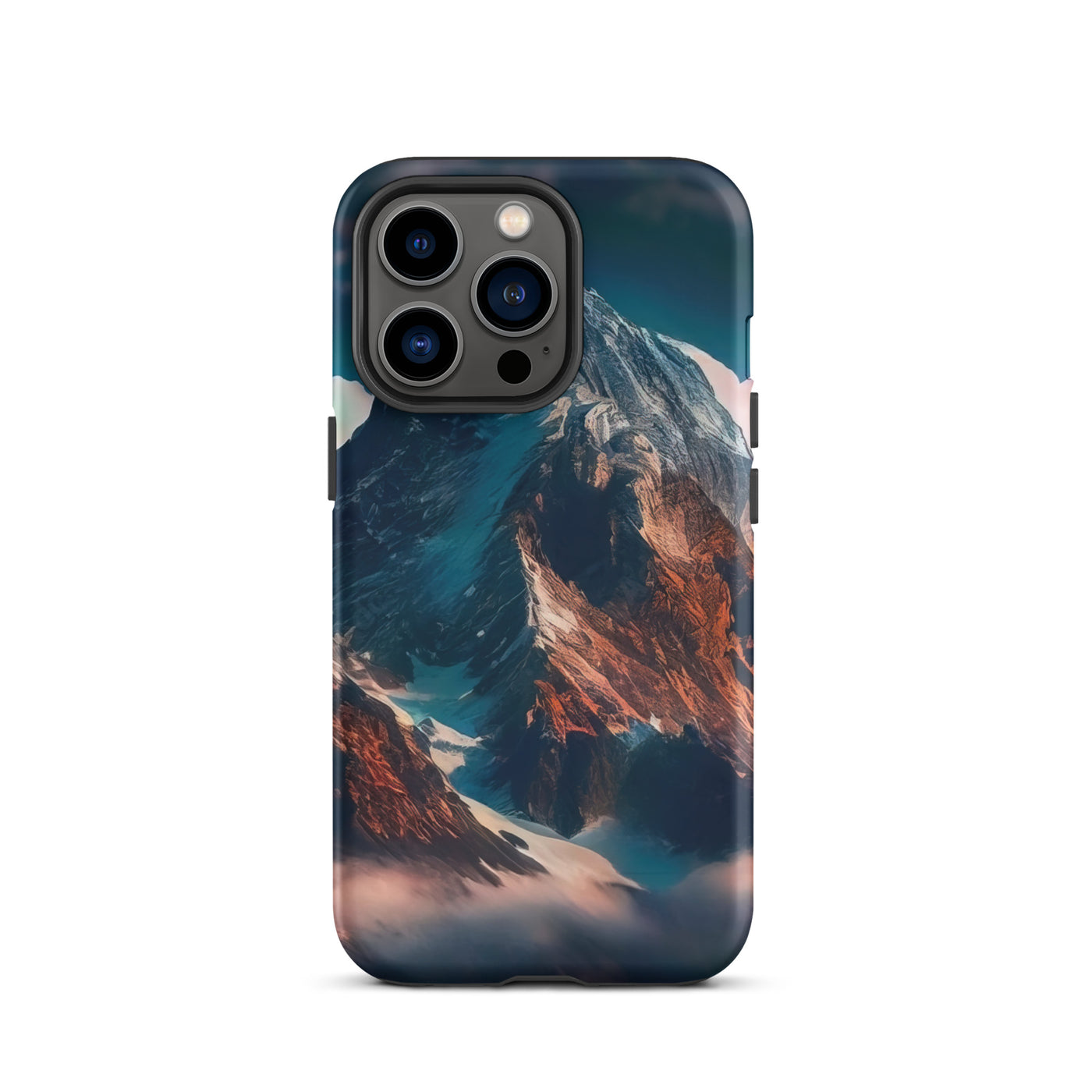 Berge und Nebel - iPhone Schutzhülle (robust) berge xxx iPhone 13 Pro