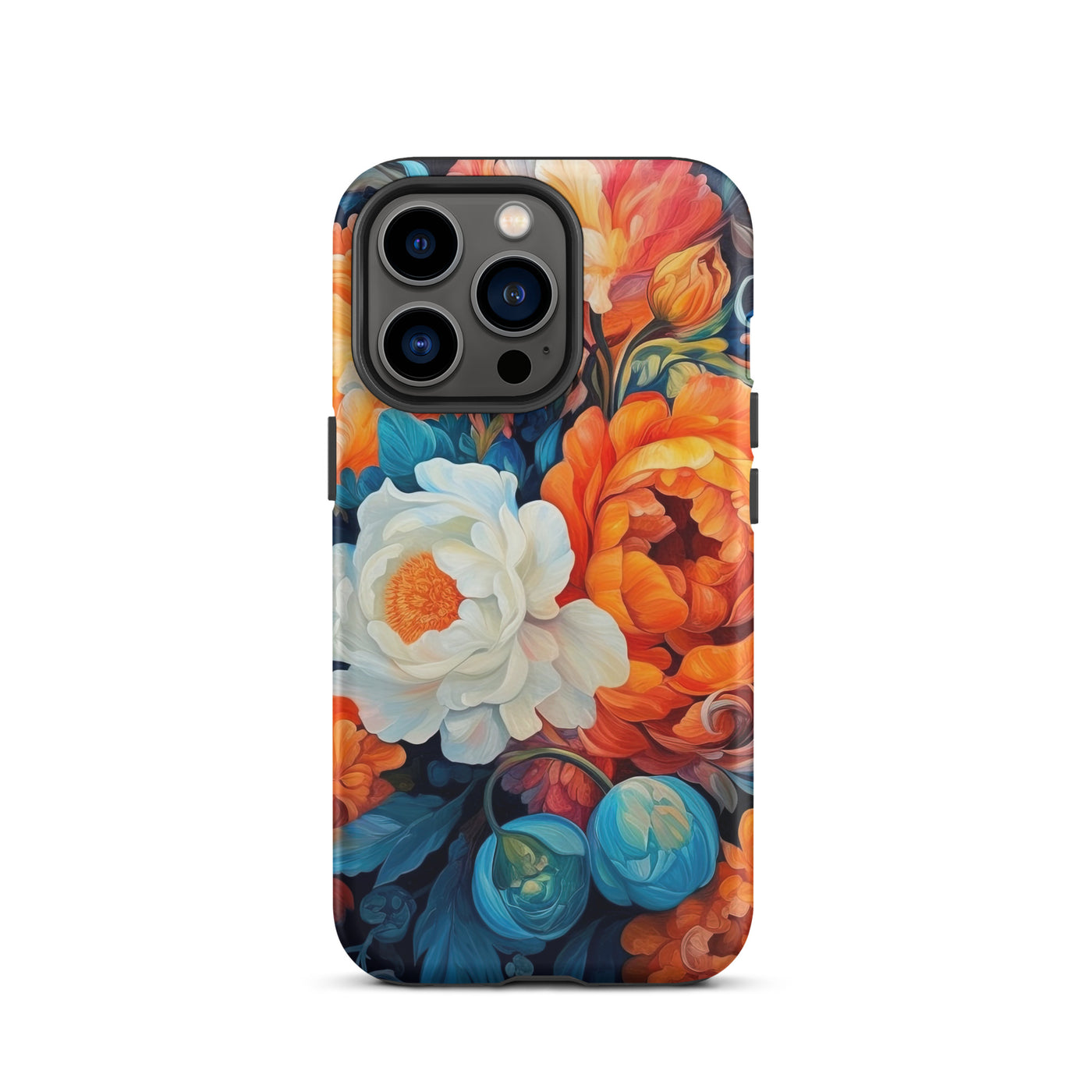 Bunte Blumen - Schöne Malerei - iPhone Schutzhülle (robust) camping xxx iPhone 13 Pro