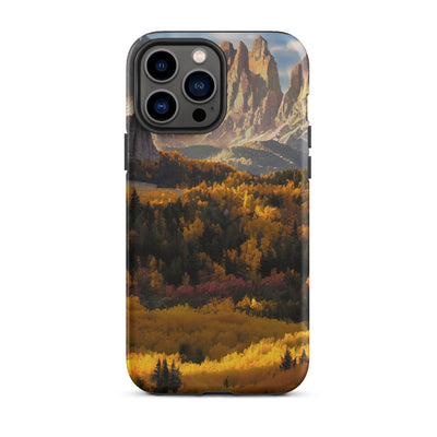 Dolomiten Berge - Malerei - iPhone Schutzhülle (robust) berge xxx iPhone 13 Pro Max