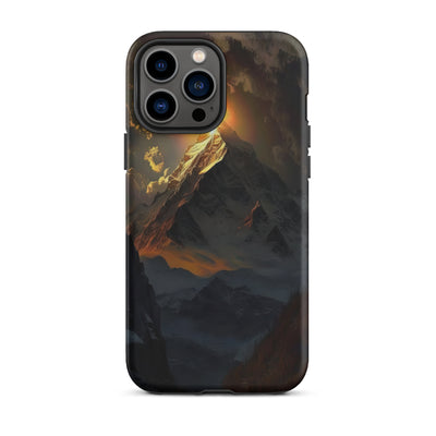 Himalaya Gebirge, Sonnenuntergang - Landschaft - iPhone Schutzhülle (robust) berge xxx iPhone 13 Pro Max