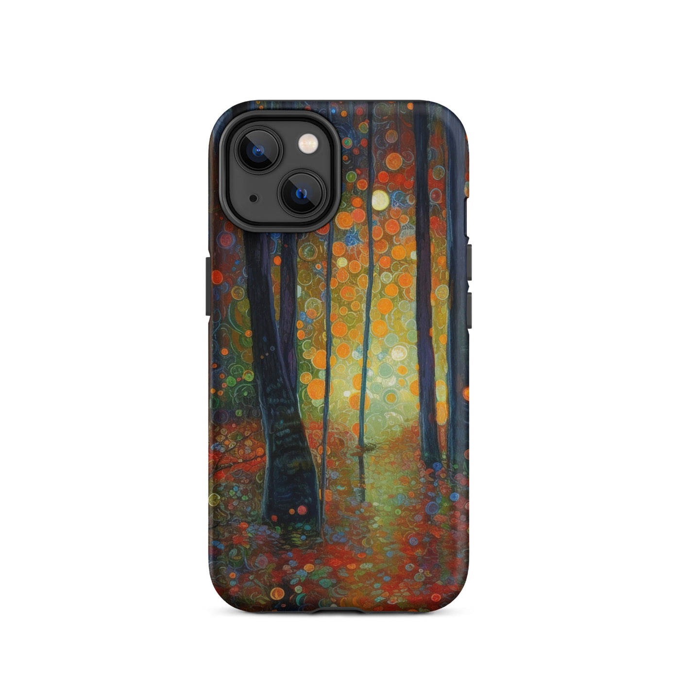 Wald voller Bäume - Herbstliche Stimmung - Malerei - iPhone Schutzhülle (robust) camping xxx iPhone 14