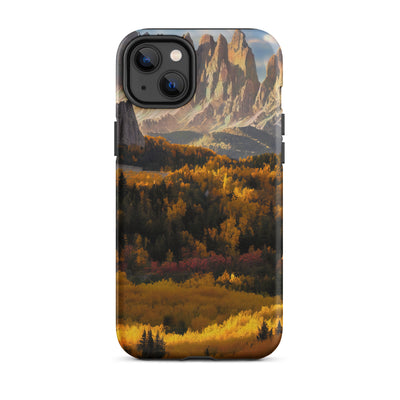 Dolomiten Berge - Malerei - iPhone Schutzhülle (robust) berge xxx iPhone 14 Plus