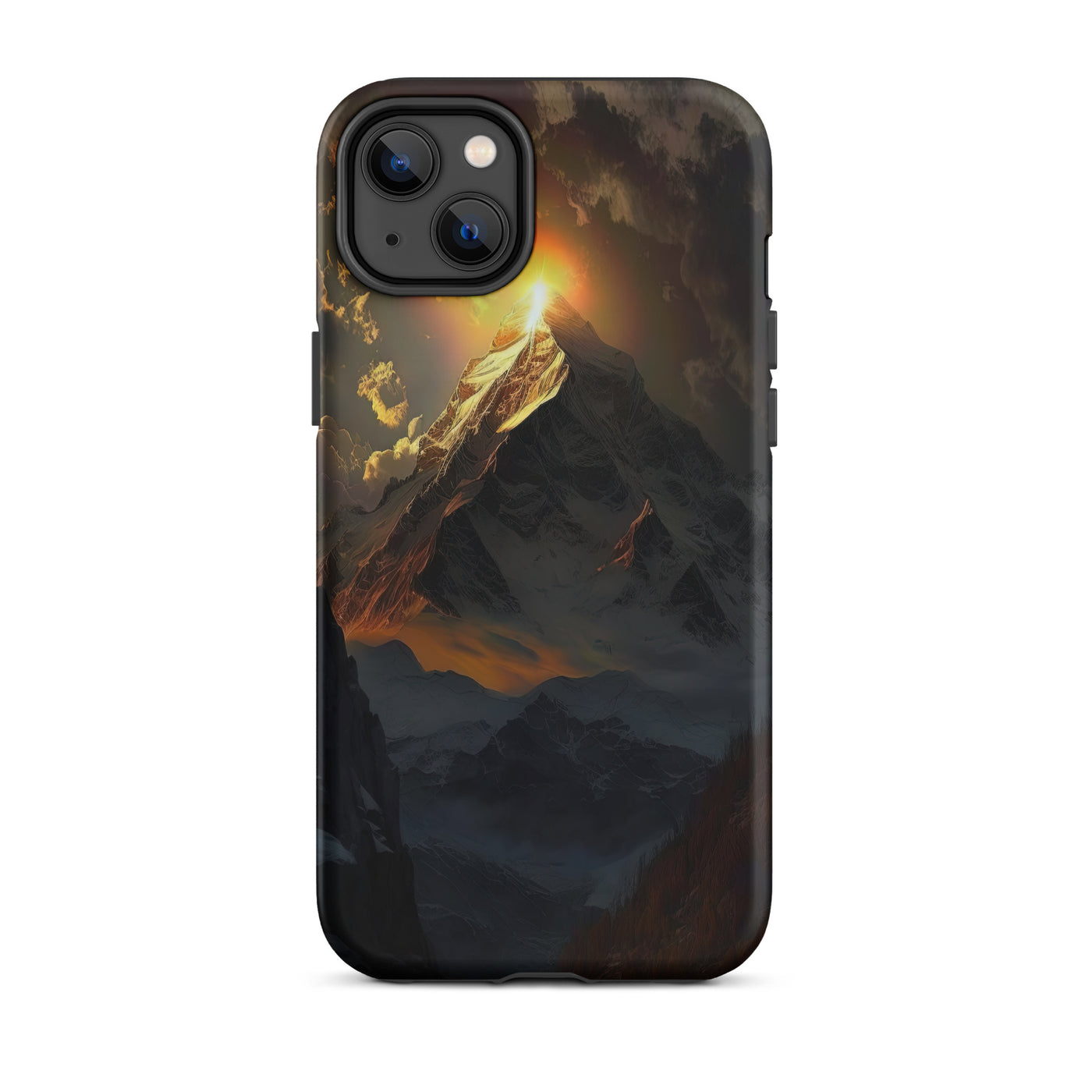 Himalaya Gebirge, Sonnenuntergang - Landschaft - iPhone Schutzhülle (robust) berge xxx iPhone 14 Plus