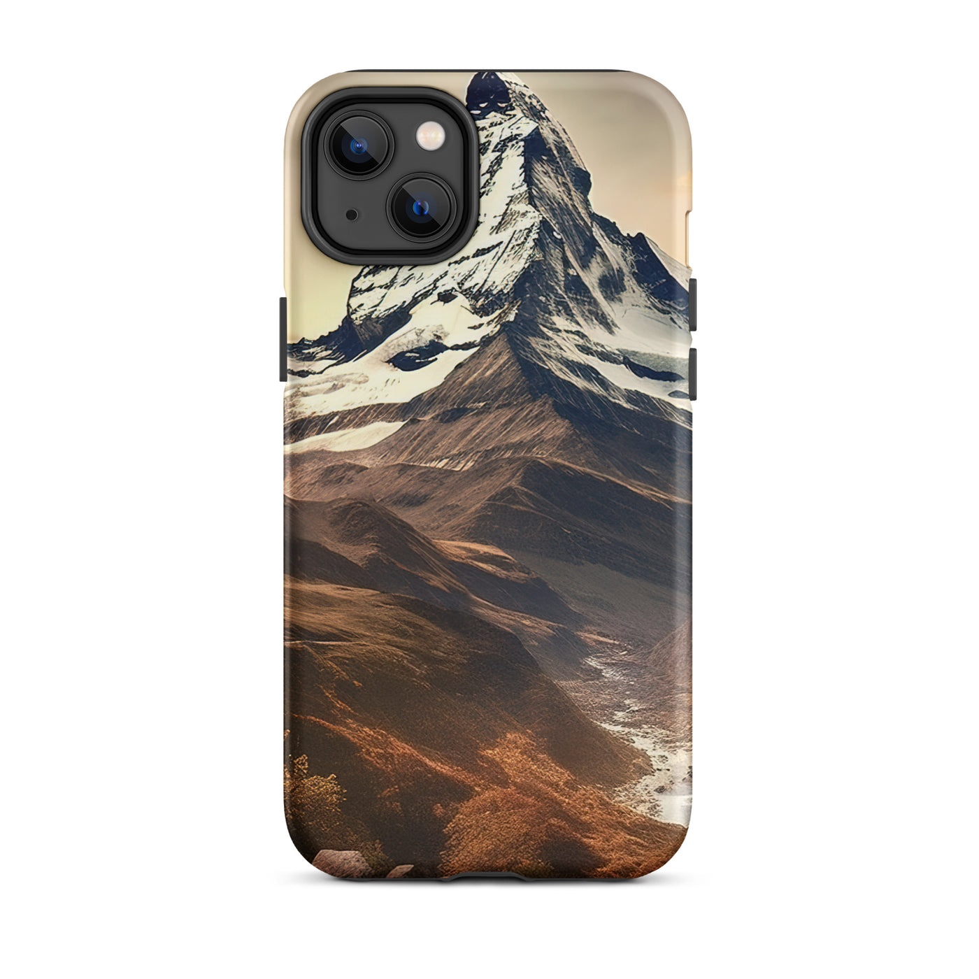 Matterhorn - Epische Malerei - Landschaft - iPhone Schutzhülle (robust) berge xxx iPhone 14 Plus
