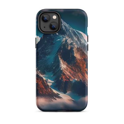 Berge und Nebel - iPhone Schutzhülle (robust) berge xxx iPhone 14 Plus