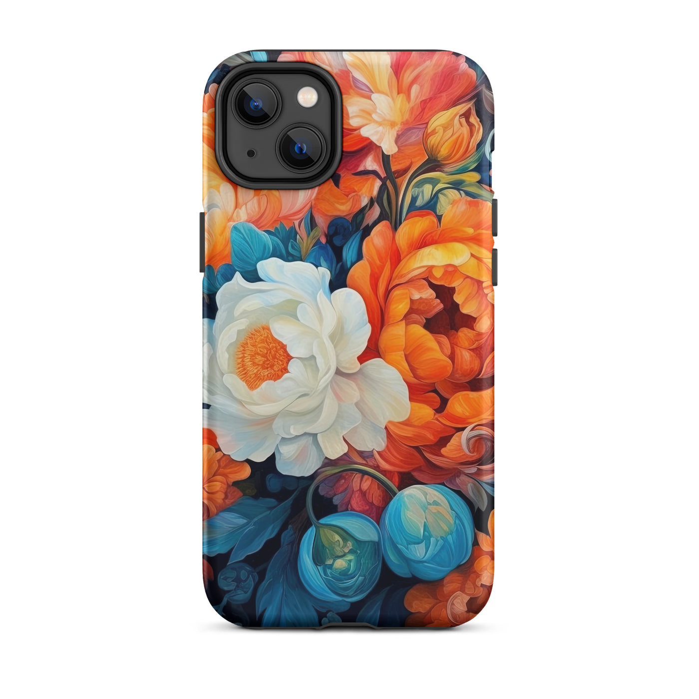 Bunte Blumen - Schöne Malerei - iPhone Schutzhülle (robust) camping xxx iPhone 14 Plus