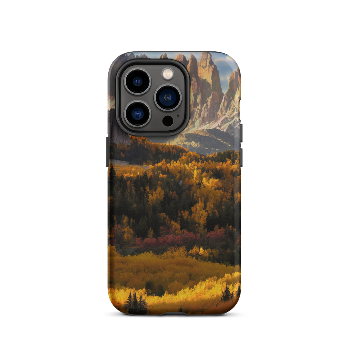 Dolomiten Berge - Malerei - iPhone Schutzhülle (robust) berge xxx iPhone 14 Pro