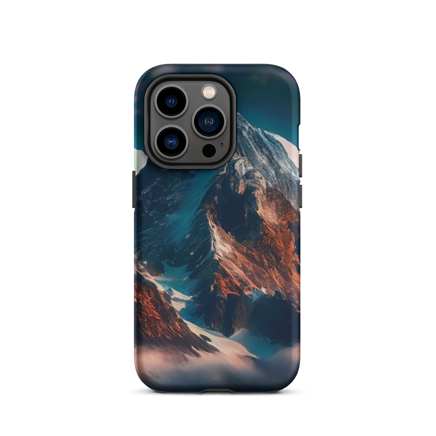 Berge und Nebel - iPhone Schutzhülle (robust) berge xxx iPhone 14 Pro