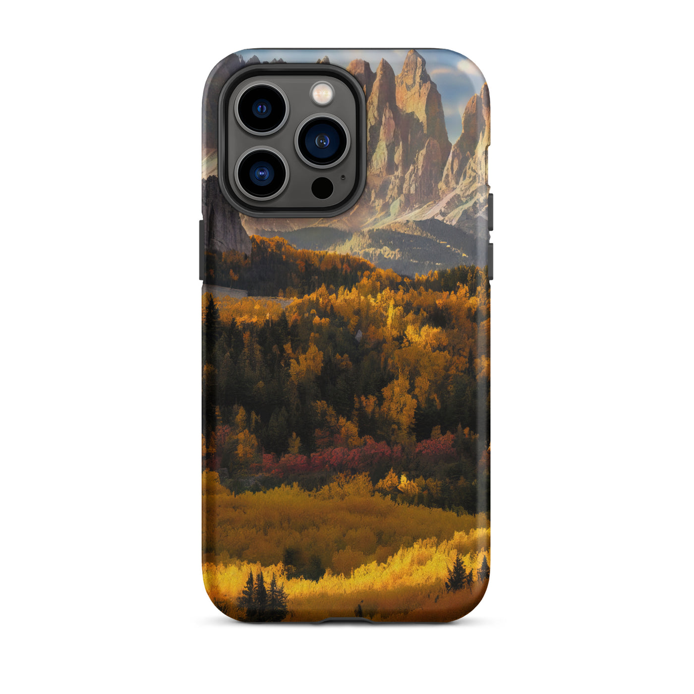 Dolomiten Berge - Malerei - iPhone Schutzhülle (robust) berge xxx iPhone 14 Pro Max