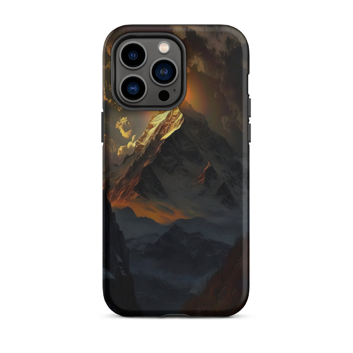 Himalaya Gebirge, Sonnenuntergang - Landschaft - iPhone Schutzhülle (robust) berge xxx iPhone 14 Pro Max