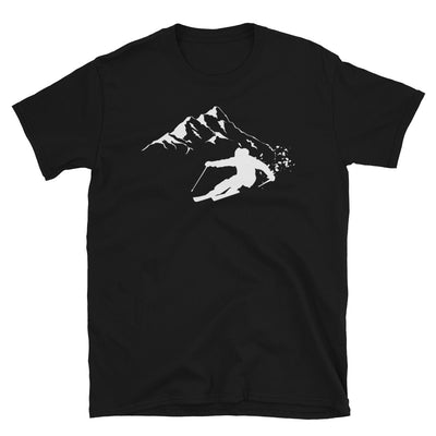 Tiefschnee Skier - T-Shirt (Unisex) ski Schwarz