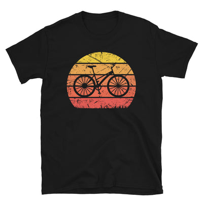 Vintage Sun And Cycling - T-Shirt (Unisex) fahrrad Schwarz