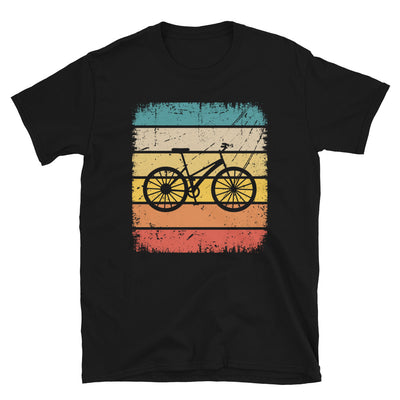 Vintage Square And Cycling - T-Shirt (Unisex) fahrrad Schwarz