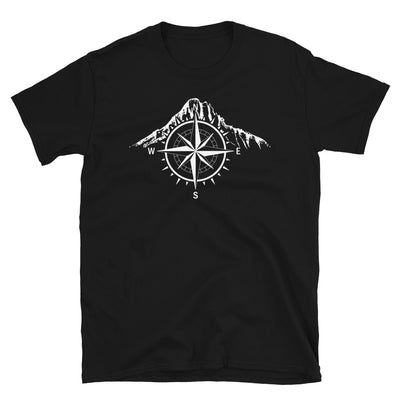 Compass - Mountain - T-Shirt (Unisex) berge Schwarz