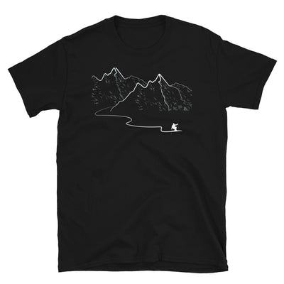 Schifahren - T-Shirt (Unisex) ski Schwarz