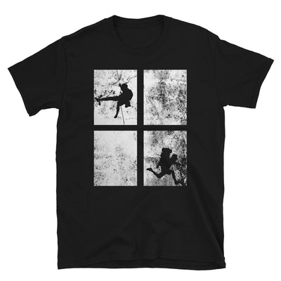 4 Rechtecke - Klettern - T-Shirt (Unisex) klettern Black