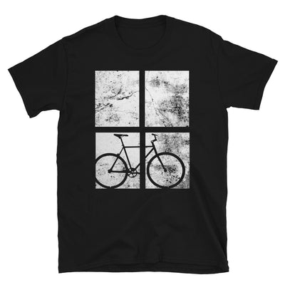 4 Rechtecke - Radfahren - T-Shirt (Unisex) fahrrad Black