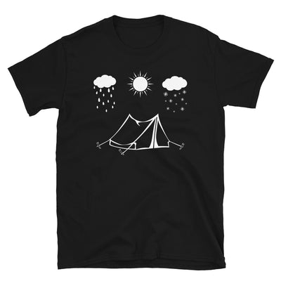 Alle Jahreszeiten Und Camping - T-Shirt (Unisex) camping Black