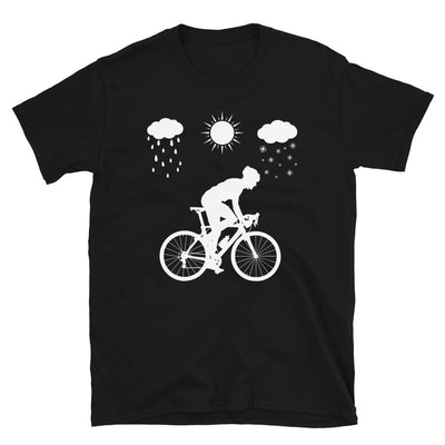 Alle Jahreszeiten Und Radfahren - T-Shirt (Unisex) fahrrad Black