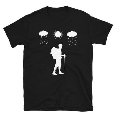Alle Jahreszeiten Und Wandern - T-Shirt (Unisex) wandern Black