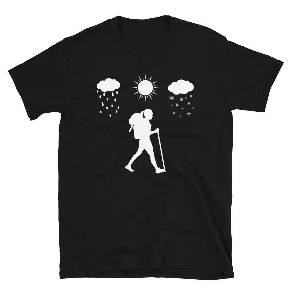 Alle Jahreszeiten Und Wandern - T-Shirt (Unisex) wandern Black
