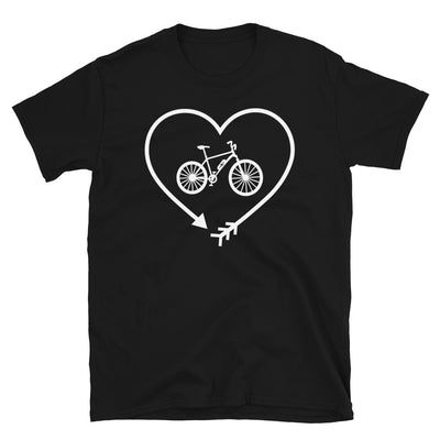 Pfeil, Herz Und E-Bike - T-Shirt (Unisex) e-bike Black