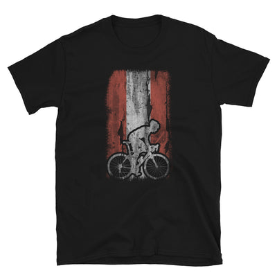 Österreich-Flagge 1 Und Radfahren - T-Shirt (Unisex) fahrrad Black