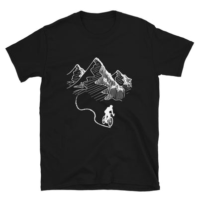 Bergbiker - (M) - T-Shirt (Unisex) Black