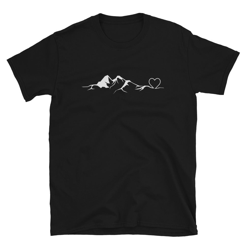 Bergverliebt - T-Shirt (Unisex) berge wandern Black