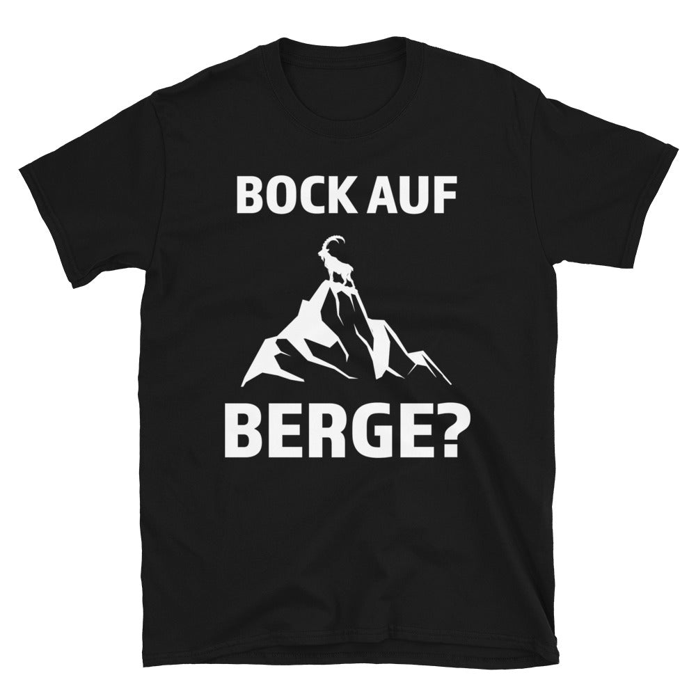 Bock Auf Berge - T-Shirt (Unisex) berge Black