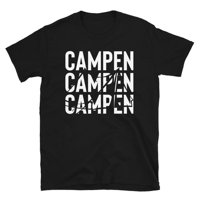 Campen - T-Shirt (Unisex) camping Black
