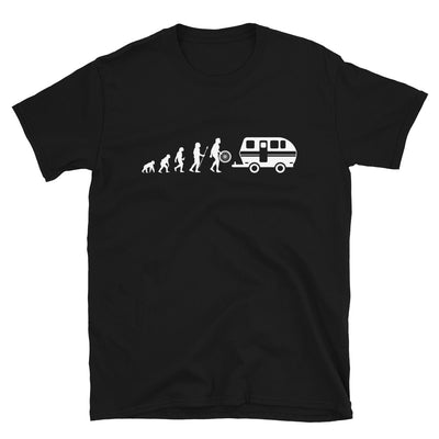 Camping Evolution - T-Shirt (Unisex) camping Black