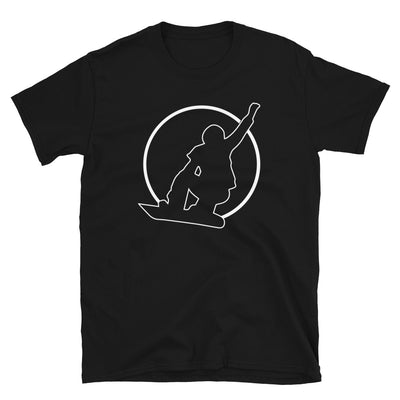 Kreis - Snowboarden - T-Shirt (Unisex) snowboarden Black