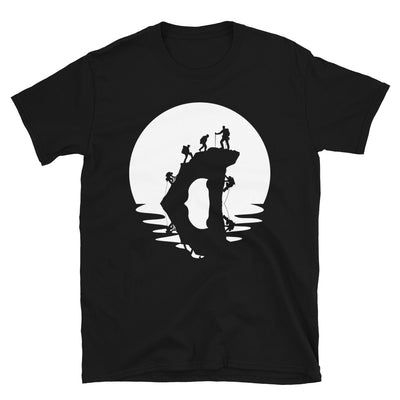 Kreis Und Reflexion - Klettern - T-Shirt (Unisex) klettern Black