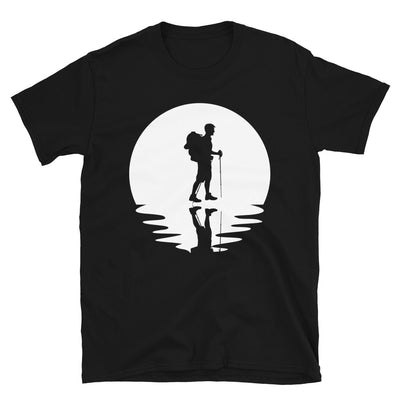 Kreis Und Reflexion - Wandern - T-Shirt (Unisex) wandern Black