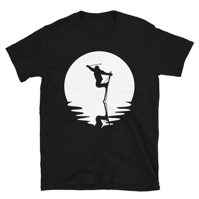 Kreis Und Reflexion - Skifahren - T-Shirt (Unisex) klettern ski Black